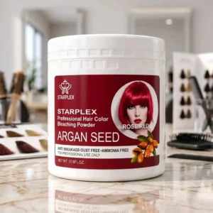 Professional Hair Color Bleaching Powder - Argan Seed (Rose Red) | STARPLEX