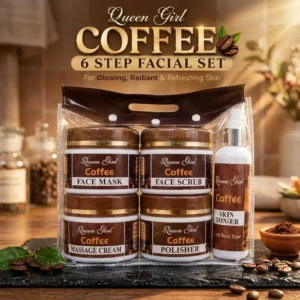 Queen Girl Coffee 6 Step Facial Set