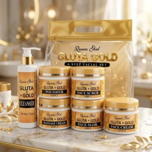 Queen Girl Gluta Gold 6 Step Facial Set