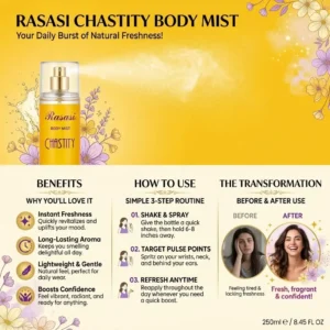 Rasasi Chastity Body Mist 250ml