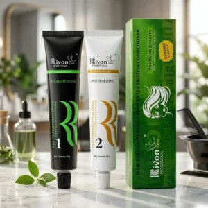 Rivon Care Professional Straight Off Hair Straightening & Neutralizing Cream Kit