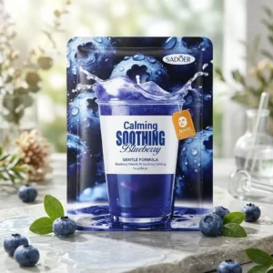 Sadoer Blueberry Vitamin B5 Soothing Calming Facial Mask 25ml
