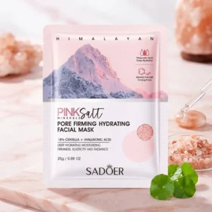 SADOER Himalayan Pink Salt Minerals Pore Firming Hydrating Facial Mask - 25g
