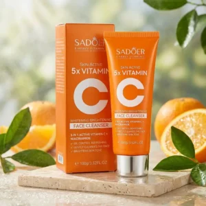 SADOER Skin Active 5x Vitamin CC Whitening Brightening Face Cleanser 100g