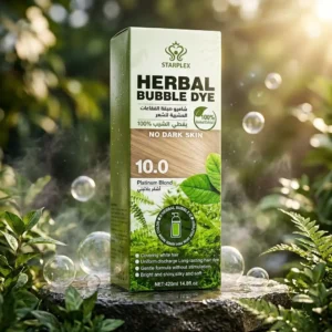 Starplex Herbal Bubble Hair Dye 420ml - 100% Herbal Hair Color Shampoo