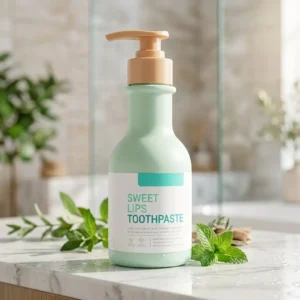 Sweet Lips Natural Mint Whitening Toothpaste Pump