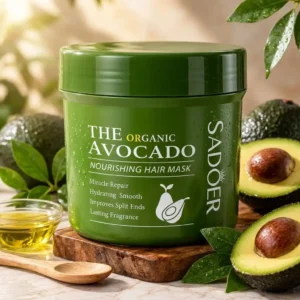 The Organic Avocado Nourishing Hair Mask by Sadoer
