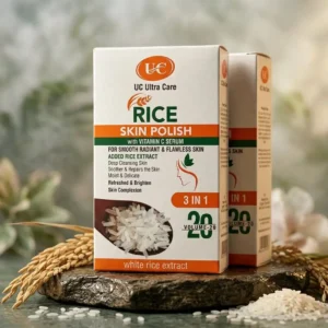 UC Ultra Care Rice Skin Polish with Vitamin C Serum 3 in 1