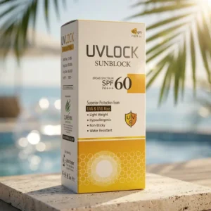 UVLOCK Broad Spectrum Sunblock SPF 60 PA+++ 60gm
