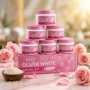 Vanya’s Gluta White Facial Kit – Pack of 6 Jars