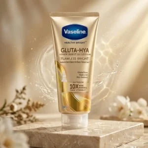 Vaseline Healthy Bright Gluta-Hya Serum Burst UV Lotion Flawless Bright 330ml