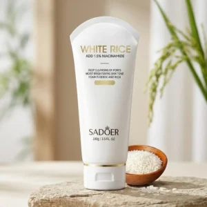 White Rice Add 1.5% Niacinamide Face Wash 100g
