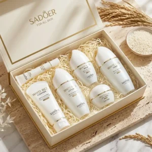White Rice Nourishing Skincare Set | SADOER