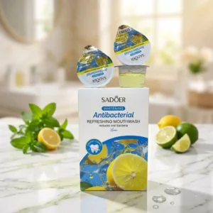 Whitening Antibacterial Refreshing Mouthwash Lemon Flavor 10s