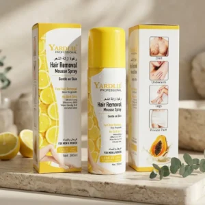Yardlie Professional Hair Removal Mousse Spray Lemon Fragrance 200ml