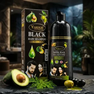 Yardlie Professional Natural Hair Color Shampoo for Hair & Beard
