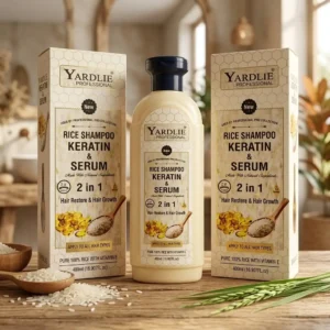 Yardlie Professional Rice Shampoo Keratin & Serum 2 in 1 – 400ml