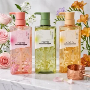 YOZO Petal Shower Gel with Real Floral Petals
